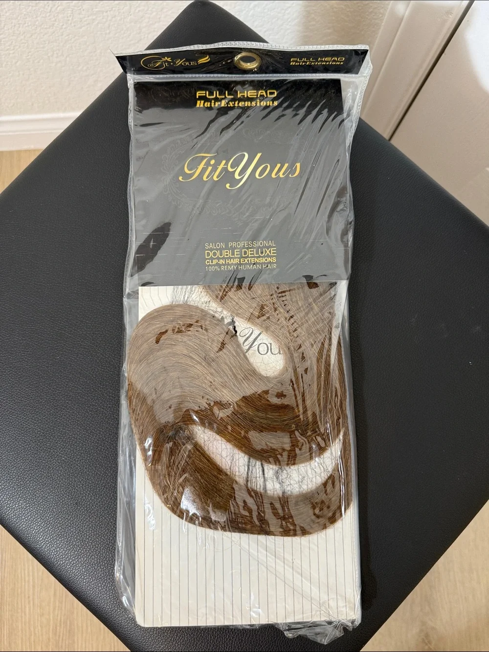 22in 100% Remy Human Hair Clip-In Extensions Dirty Blonde Light Brown